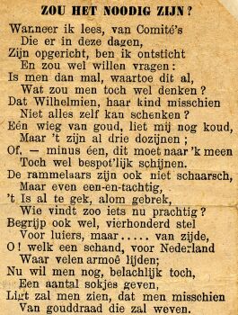 Zou het noodig zijn?